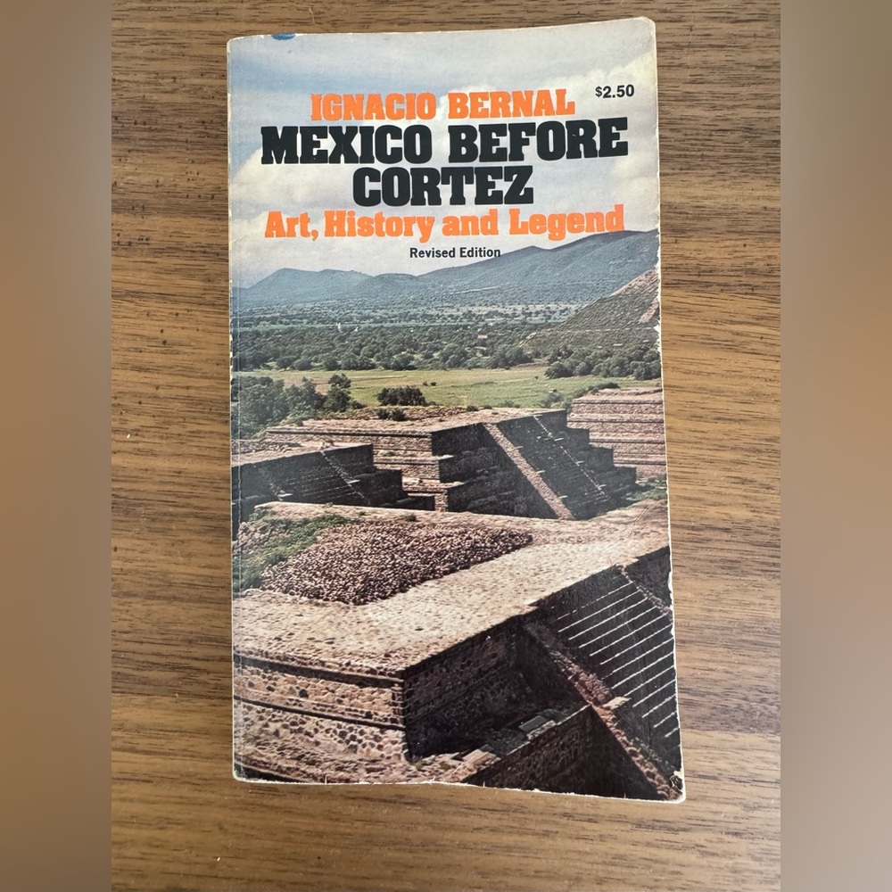 1975 Mexico Before Cortez Book Softcover